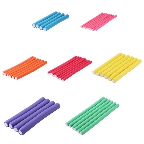 MULTICOLORED 42 PACK FLEXIBLE Flexi curling rods main image 2